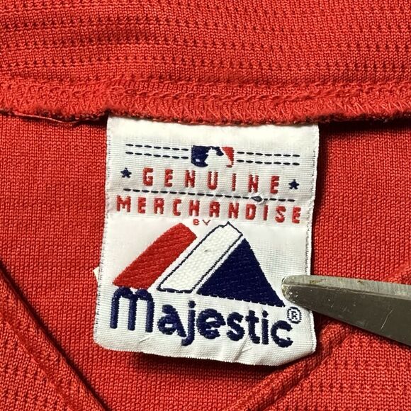 Los Angeles Angels of Anaheim Jersey Majestic Adult Large Red Blank MLB 2013 - Picture 10 of 12